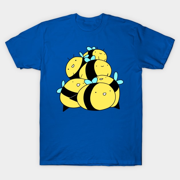 Bee Pile T-Shirt by saradaboru